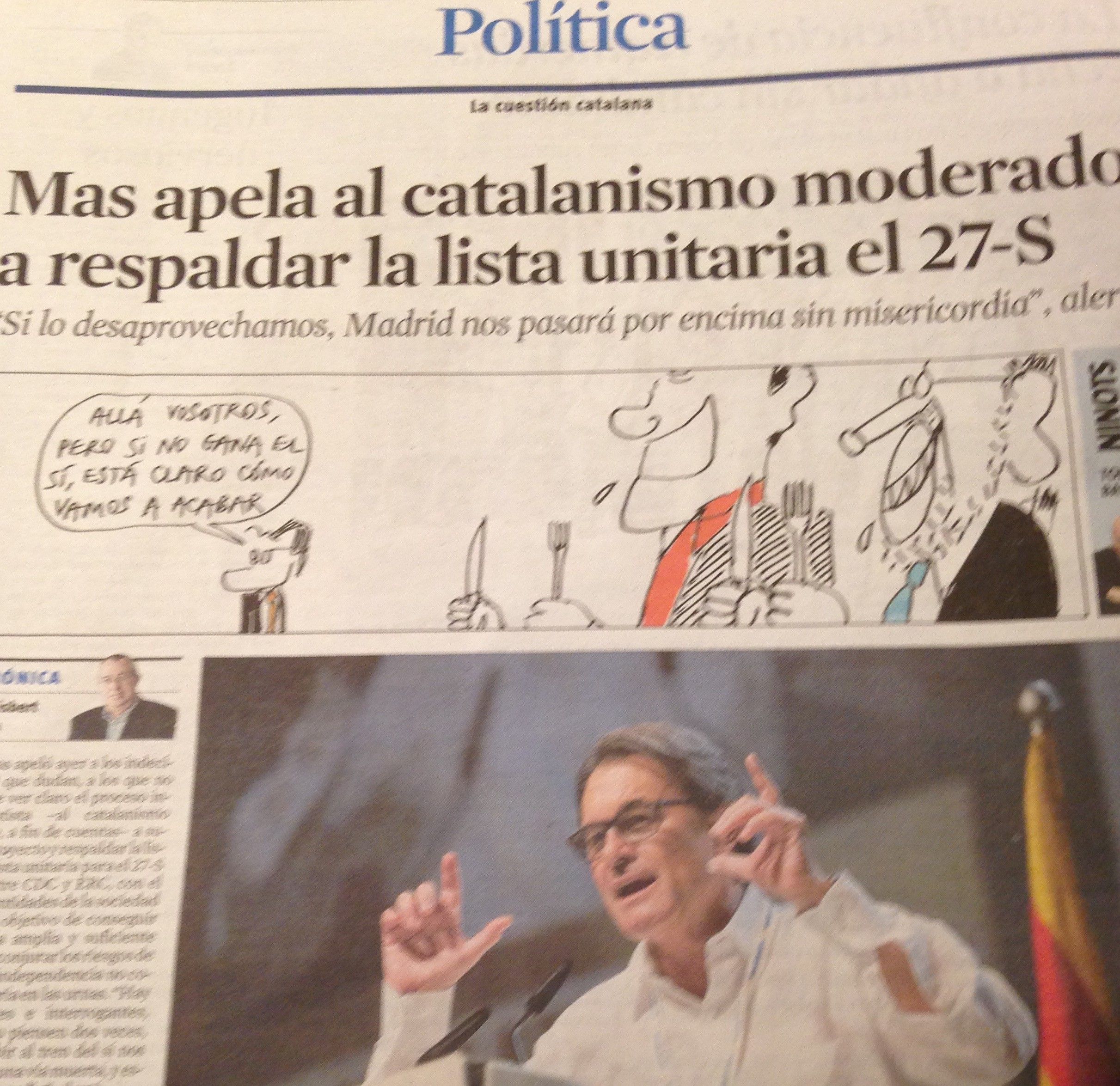 La Vanguardia separatista