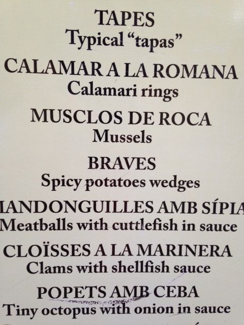 Menú