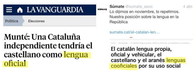 lengua oficial