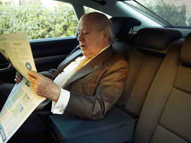 pujol en el coche