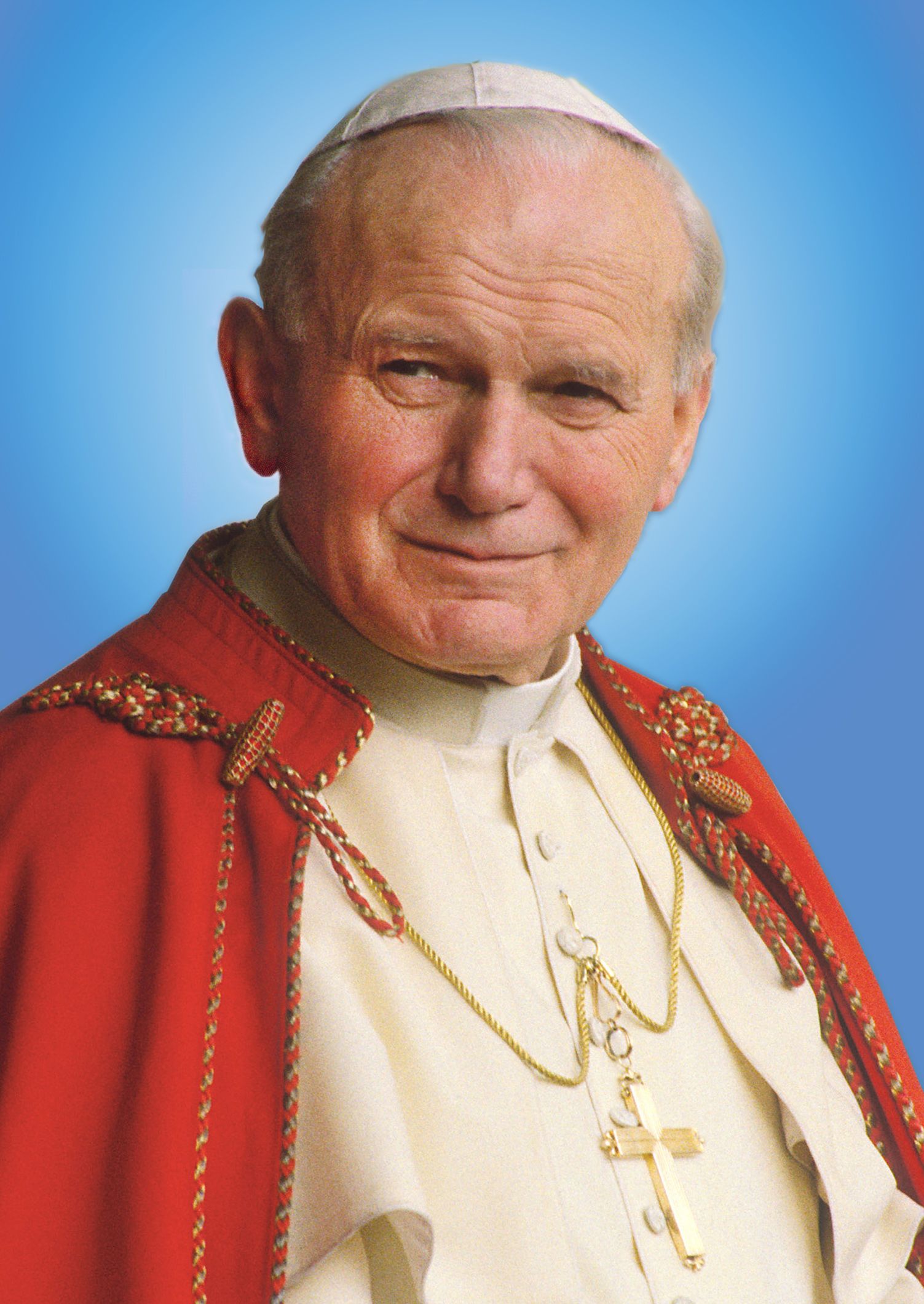 POPE JOHN PAUL II SEEN IN IMAGE RELEASED BY POSTULATION OF SAINTHOOD CAUSE