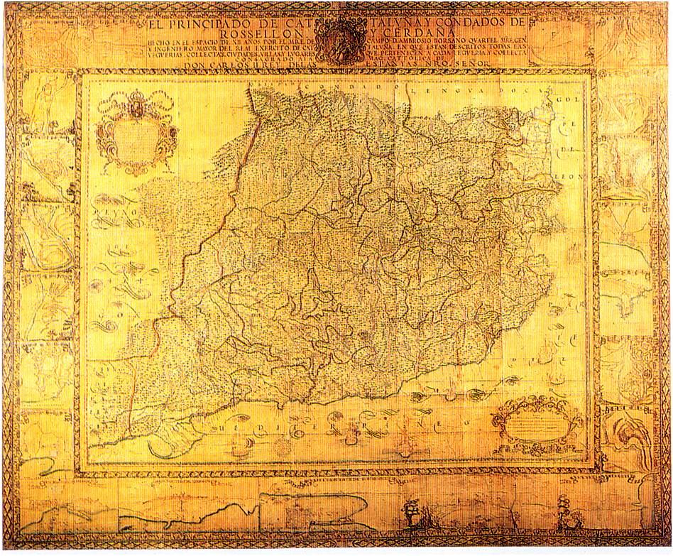 mapa cataluña