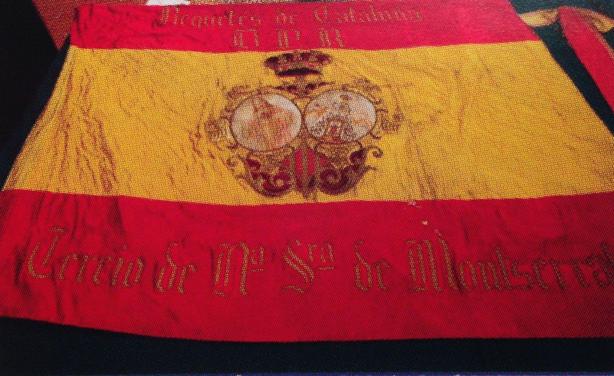 bandera española montserrat