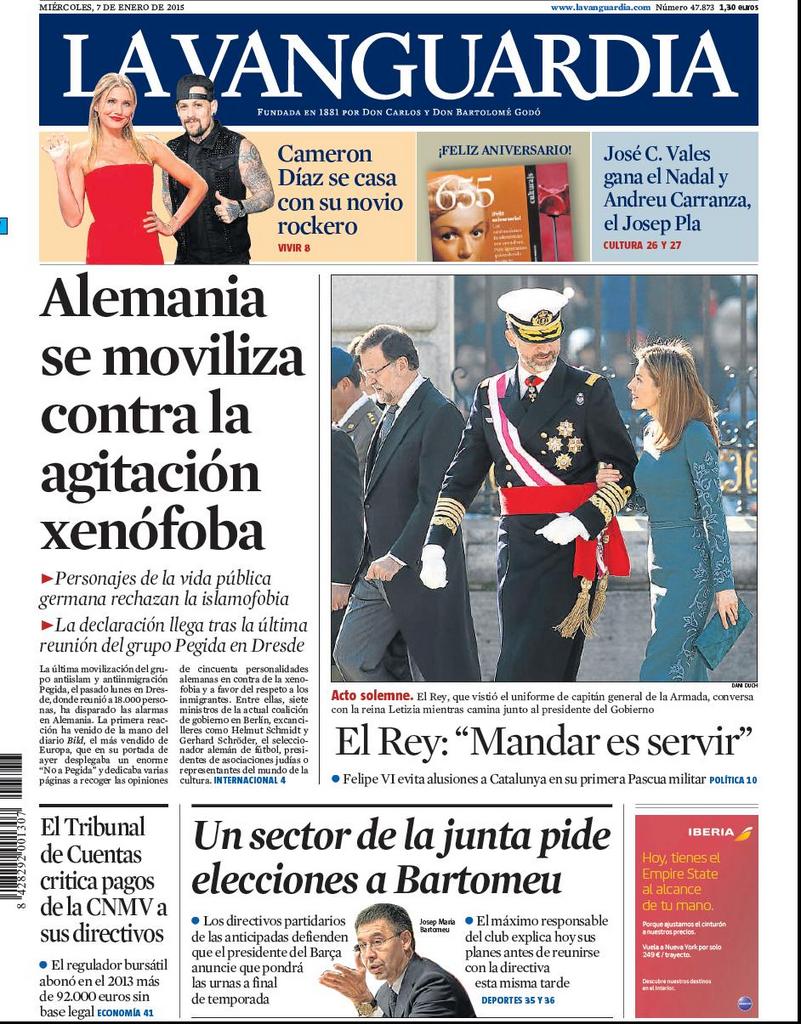 La Vanguardia 7 enero 2015