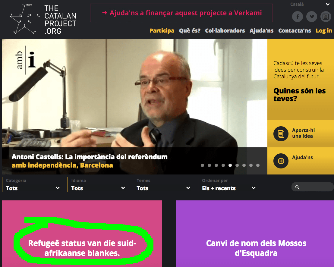 the Catalan project