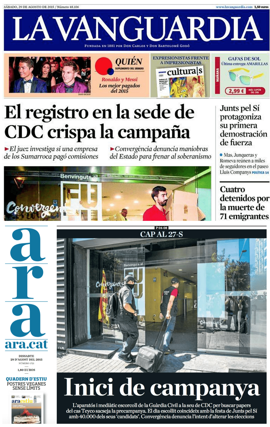 Ara La Vanguardia 3%