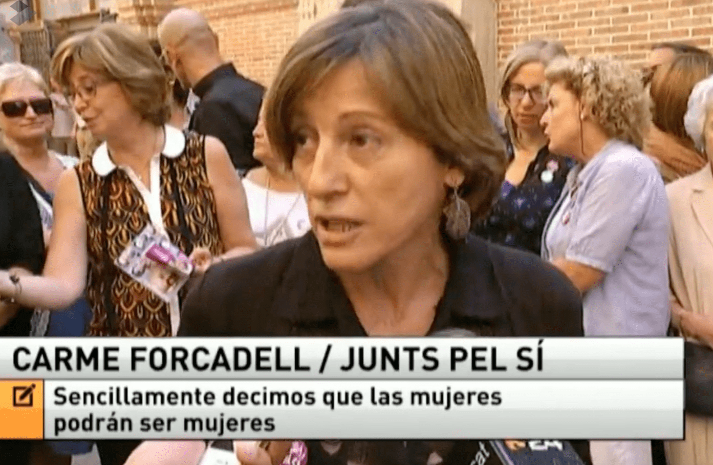 Forcadell mujeres