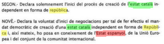 resolució independencia