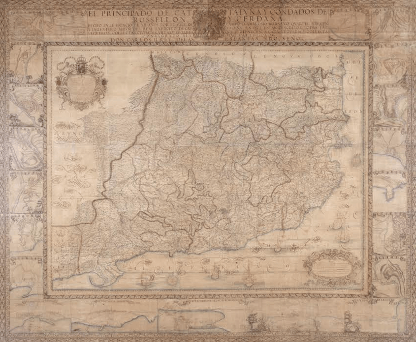 mapa Cataluña borsano