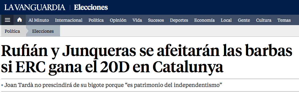 Junqueras Rufián Maduro bigote