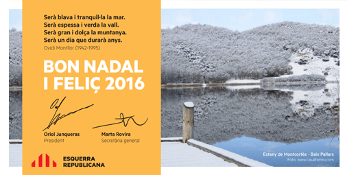 felicitació ERC