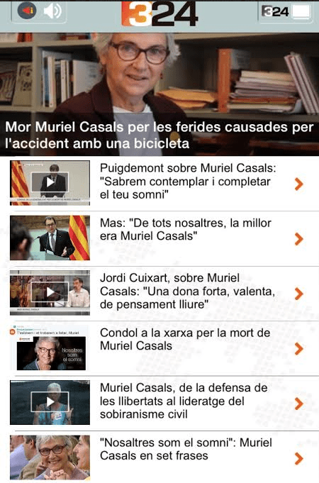 TV3 Muriel Casals