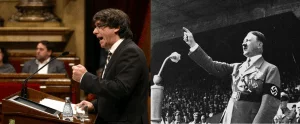 CATALUÑA -“Un grupo de criminales llegó al poder mediante promesas mentirosas en nombre del honor de la nación” Puigdemont-hitler-300x124.png